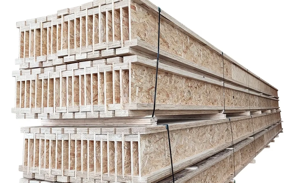 Australia Standard 45*300mm Pine LVL I joist for construction floor I beam floor joist price