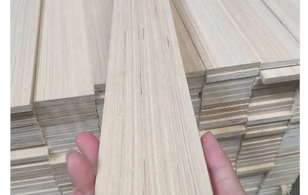 Double Side Technological wood veneer 12mm thickness lvl wooden bed slat